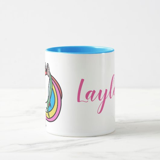 eenhoornnaam mok (Midden)