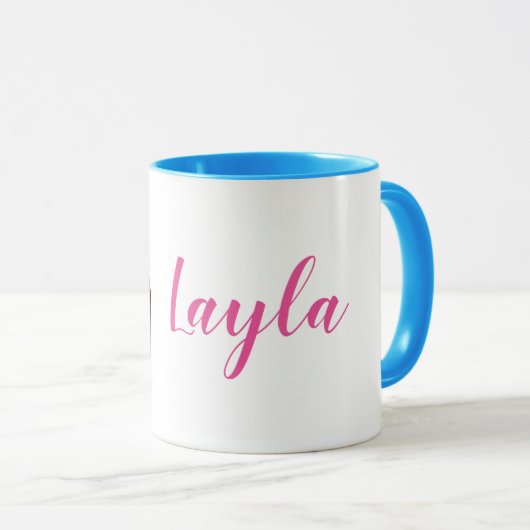 eenhoornnaam mok (Voorkant rechts)