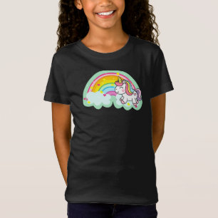Eenhoornpaard met regenboog Cartoon-24964 T-shirt