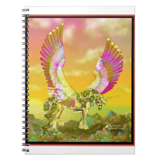 eenhoornpaard - pony - pegasus paarse vleugels notitieboek
