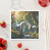 eenhoornpapier servet (Insitu)