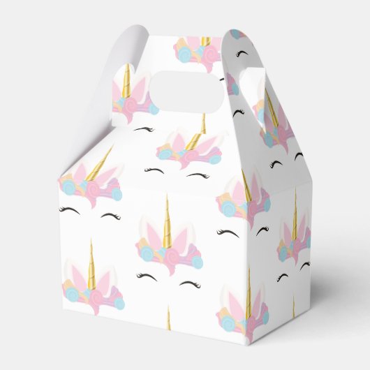 eenhoornpatroon | Favoriete vak Bedankdoosjes (Achterkant)
