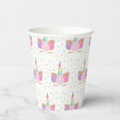 eenhoornpatroon Papieren beker (Rechts)