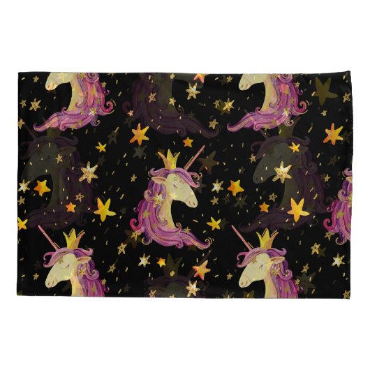 Eenhoornprinses: Waterverf sprookje Kussensloop (Achterkant)