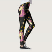 Eenhoornprinses: Waterverf sprookje Leggings (Rechts)