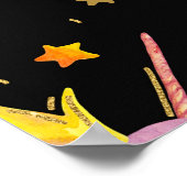 Eenhoornprinses: Waterverf sprookje Poster (Hoek)