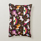 eenhoornregenboogpaard kinder decoratief kussen (Achterkant (Verticaal))