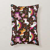 eenhoornregenboogpaard kinder decoratief kussen (Voorkant(Verticaal))