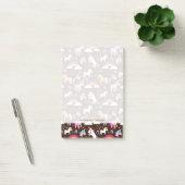 eenhoornregenboogpaard met kinder achtergrond post-it® notes (Kantoor)