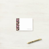 eenhoornregenboogpaard met kinder achtergrond post-it® notes (Op bureau)