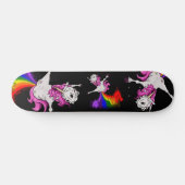 eenhoornregenboogvanger persoonlijk skateboard (Horizontaal)