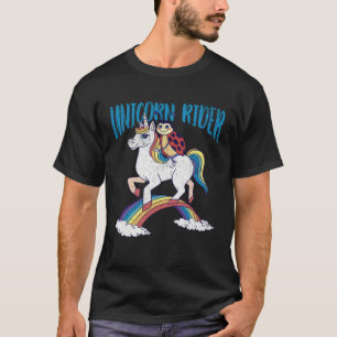 Eenhoornrijdster Lieveheersbeestje op een Eenhoorn T-shirt