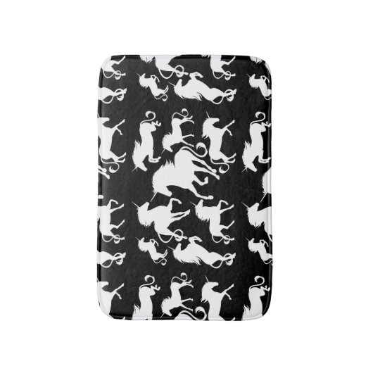 eenhoorns badmat (Voorkant Verticaal)