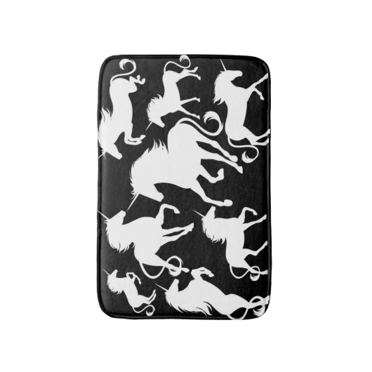 eenhoorns badmat (Voorkant Verticaal)