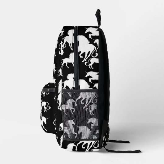 eenhoorns bedrukte rugzak (Rechts)