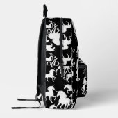 eenhoorns bedrukte rugzak (Links)
