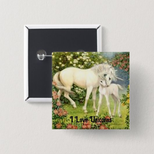 eenhoorns Button pin (Voorkant /achterkant)