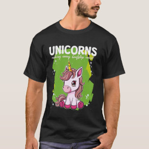 Eenhoorns die elke hoefstap tellen Eenhoorn T-shirt
