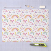 Eenhoorns en regenbogen Baby Gift Tissuepapier (Craft)