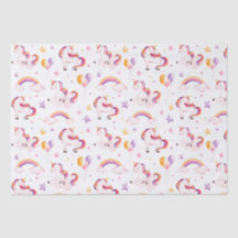 Eenhoorns en regenbogen Waterverf meisjes Verjaard