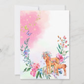 Eenhoorns en vlinders magisch blanco betoverd kaart (Voorkant)