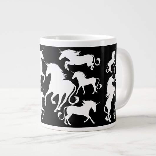 eenhoorns grote koffiekop (Voorkant rechts)