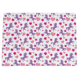 Eenhoorns & Harten Patroon Groot Cadeauzakje