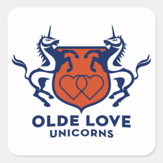 Eenhoorns hebben aandacht nodig! vierkante sticker