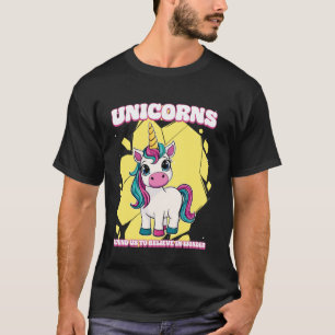 Eenhoorns herinneren ons om in wonder te geloven t-shirt