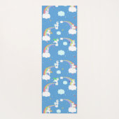 Eenhoorns in de Sky Yoga Mat (Achterkant)
