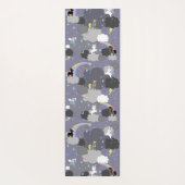 Eenhoorns in een Thunderstorm Mat (Achterkant)