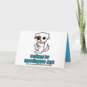 Eenhoorns in liefde Valentijnse kaart (Achterkant)