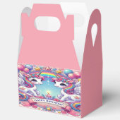 Eenhoorns in Regenboog Koningschap Bedankdoosjes (Open)