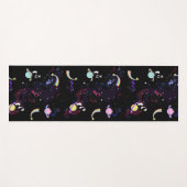 Eenhoorns in Space Yoga Mat (Voorkant (horizontaal))