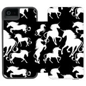 eenhoorns incipio iPhone portemonnee hoesje (Agenda Open)