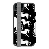 eenhoorns incipio iPhone portemonnee hoesje (Agenda Achterkant)