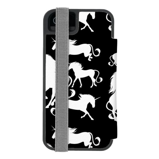 eenhoorns incipio iPhone portemonnee hoesje (Agenda Achterkant)