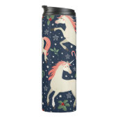 Eenhoorns Kerst: Middeleeuwen Print Thermosbeker (Geroteerd rechts)