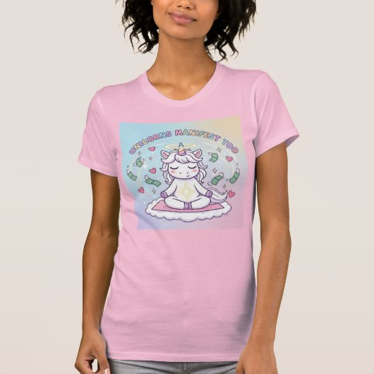 Eenhoorns manifesteren ook - Vreugde Fest T-shirt (Voorkant)