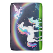 Eenhoorns met magie badmat (Voorkant Verticaal)