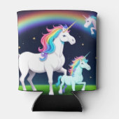 Eenhoorns met magie blikjeskoeler (Achterkant)