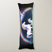 Eenhoorns met magie lichaamskussen (Achterkant (Verticaal))