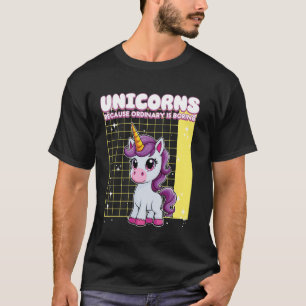 Eenhoorns omdat gewone eenhoorn saai is t-shirt
