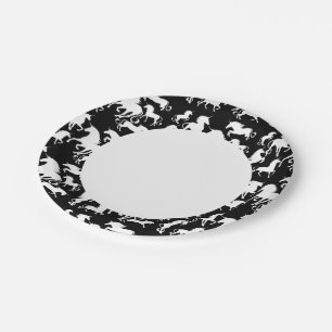 eenhoorns papieren bordje