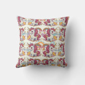 Eenhoorns & Regenbogen Patroon Kussen (Achterkant)