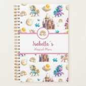 Eenhoorns & Sprookjeskasteel - Magische plannen Planner (Voorkant)