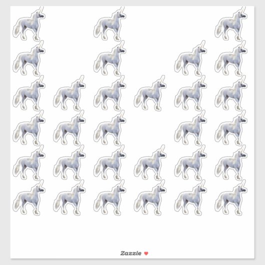 Eenhoorns Sticker (Vel)
