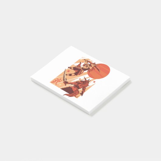 Eenhoorns Strijders Post-it® Notes (Schuin)