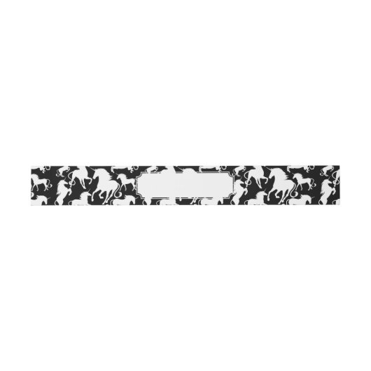 eenhoorns uitnodigingen wikkel (Vlak)