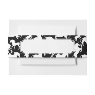 eenhoorns uitnodigingen wikkel